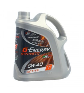 G-ENERGY Synthetic Active 5W40 SN/CF, 4л