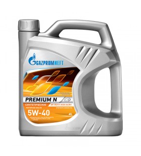 GAZPROMNEFT Premium N 5W40, 4л