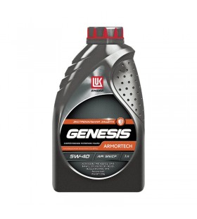 ЛУКОЙЛ Genesis Armortech 5W40 SN/CF, 1л