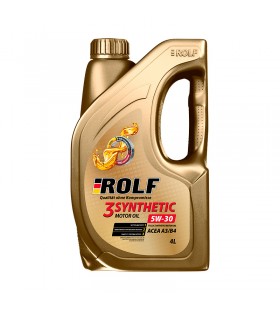 ROLF 3-Synthetic 5W30 A3/B4, 4л