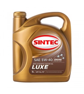 SINTEC Luxe 5W40 SL/CF, 5л